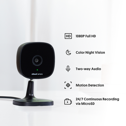 [3-Pack] AlfredCam Black - Indoor Security Camera